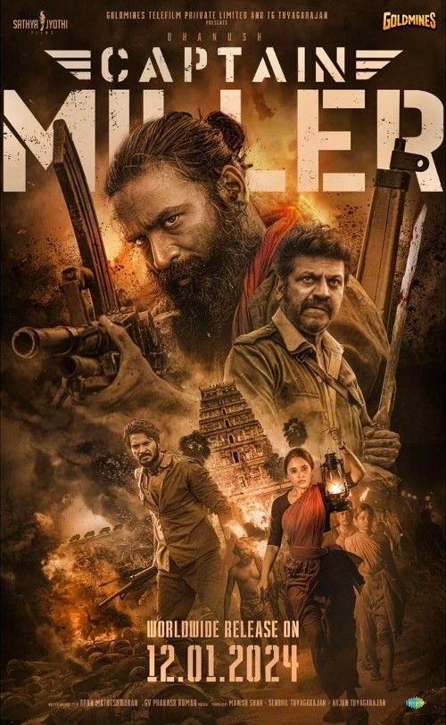 Captain Miller 2024 Hindi Dubbed (Clean) Movie download full movie
