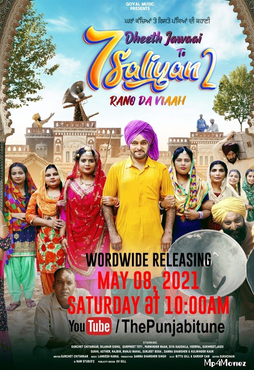 Dheeth Jawaai Te 7 Salian 2 Rano Da Viaah (2021) Punjabi HDRip download full movie