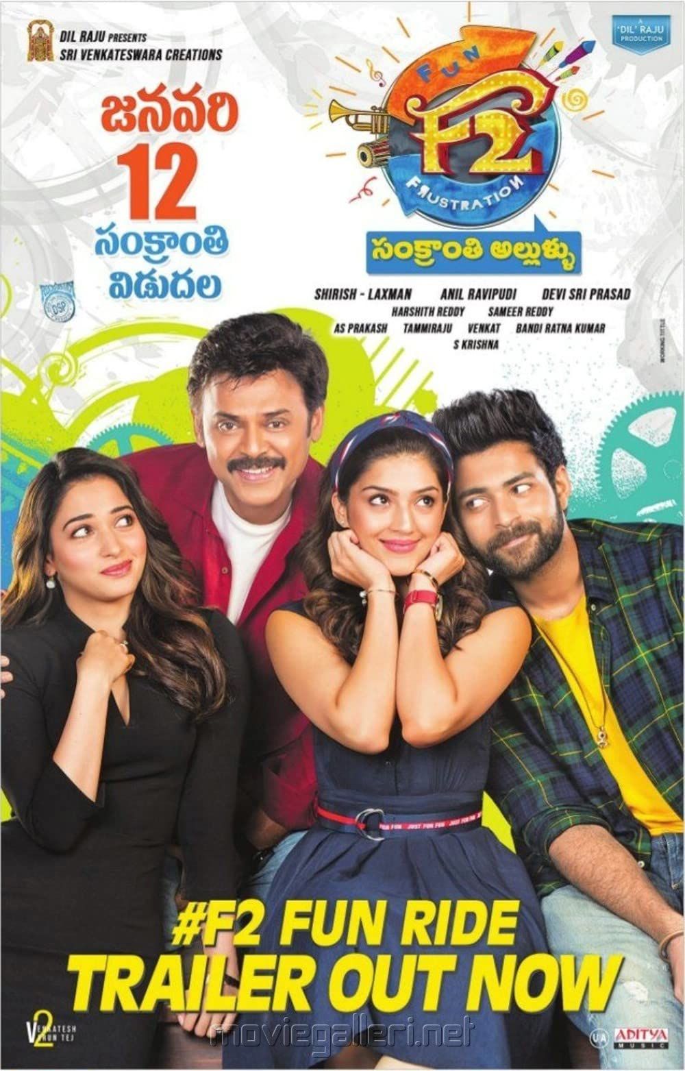 F2: Fun and Frustration (2019) Hindi Dubbed HDRip download full movie