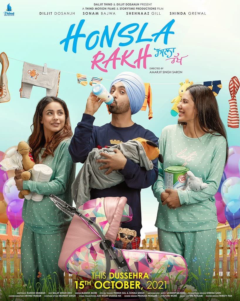 Honsla Rakh (2021) Punjabi HDRip download full movie