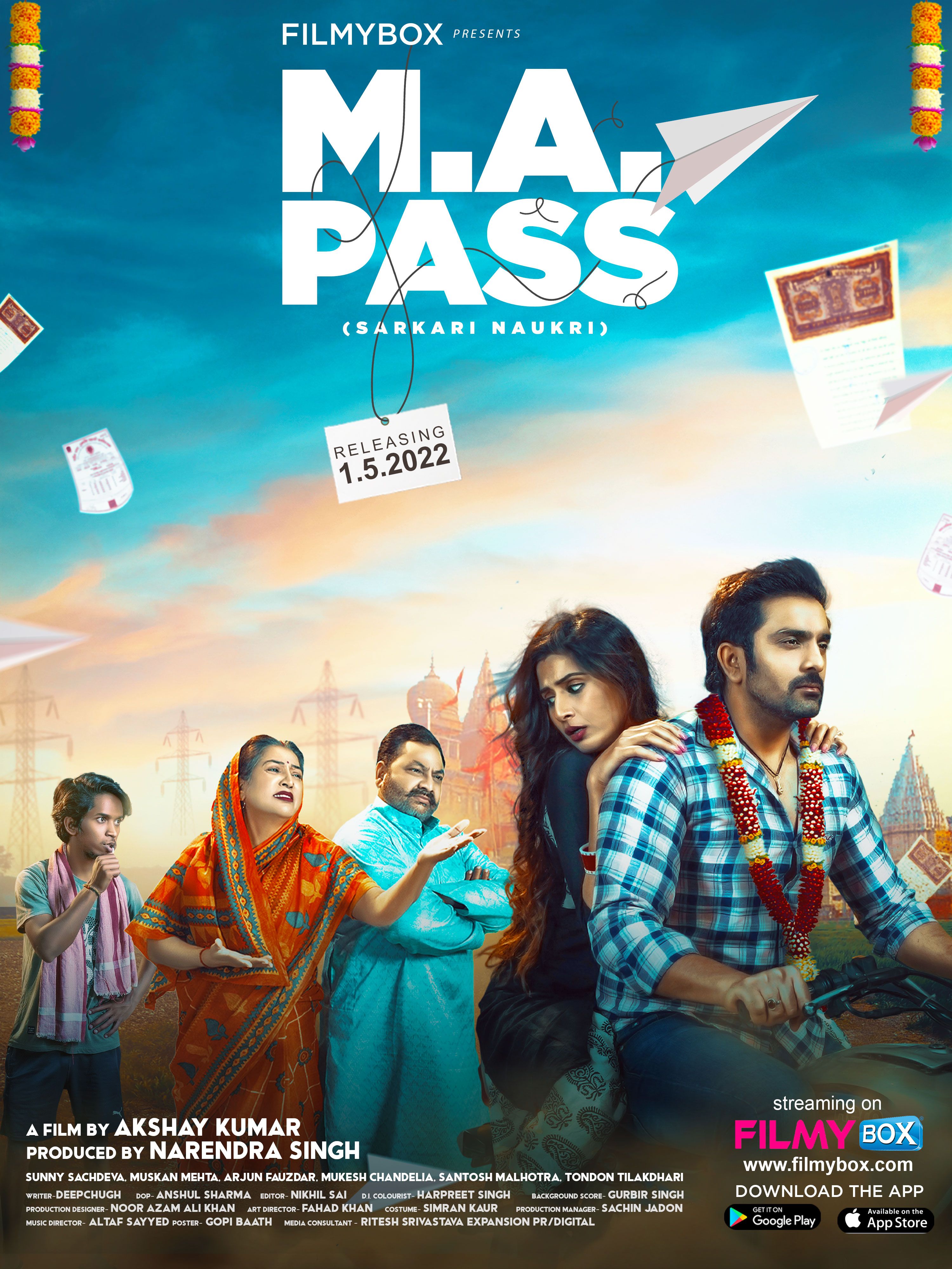 M.A. Pass (Sarkari Naukri) 2022 S01 FilmyBox Hindi Web Series HDRip download full movie