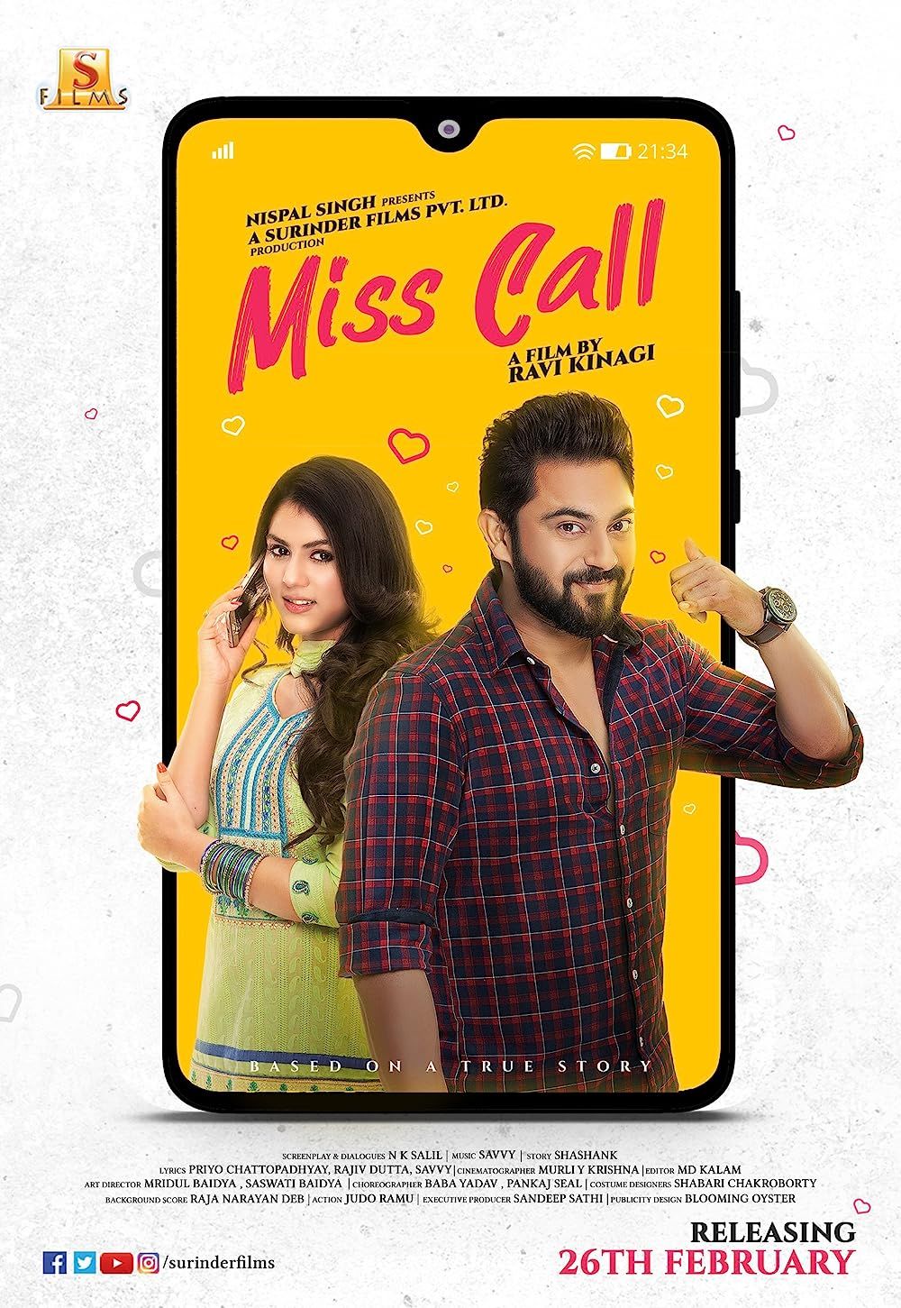 Miss Call (2021) Bengali Movie HDRip download full movie