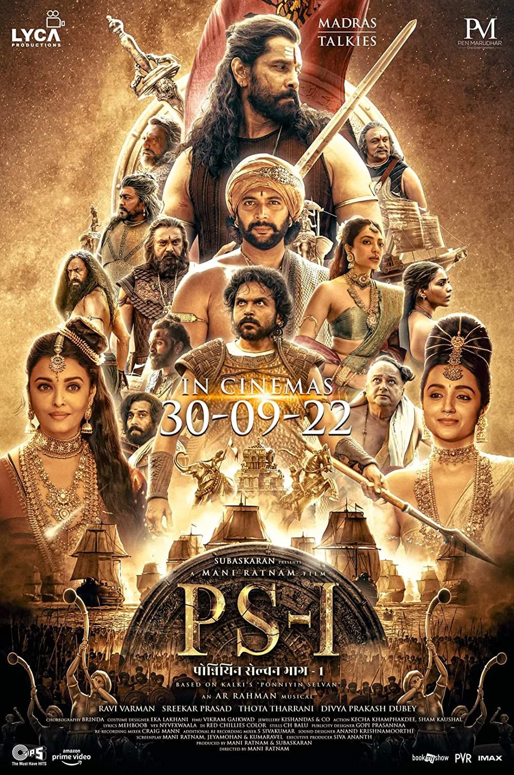 Ponniyin Selvan 1 (2022) Original Hindi Dubbed HDRip download full movie