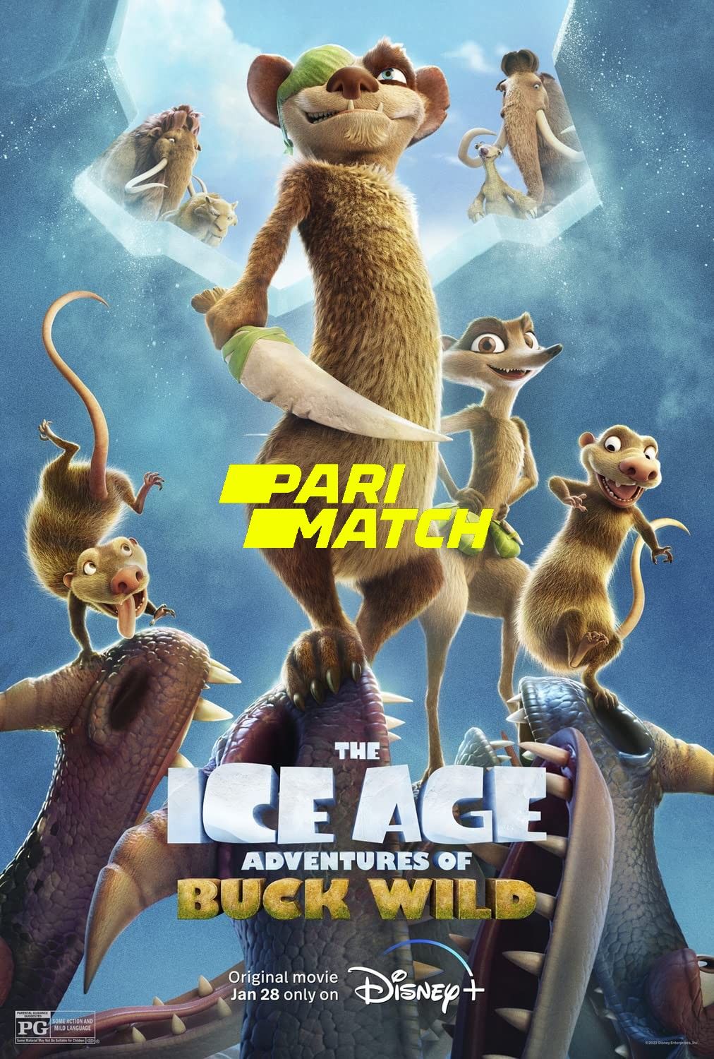 The Ice Age Adventures of Buck Wild (2022) Telugu (Voice Over) Dubbed WEBRip download full movie